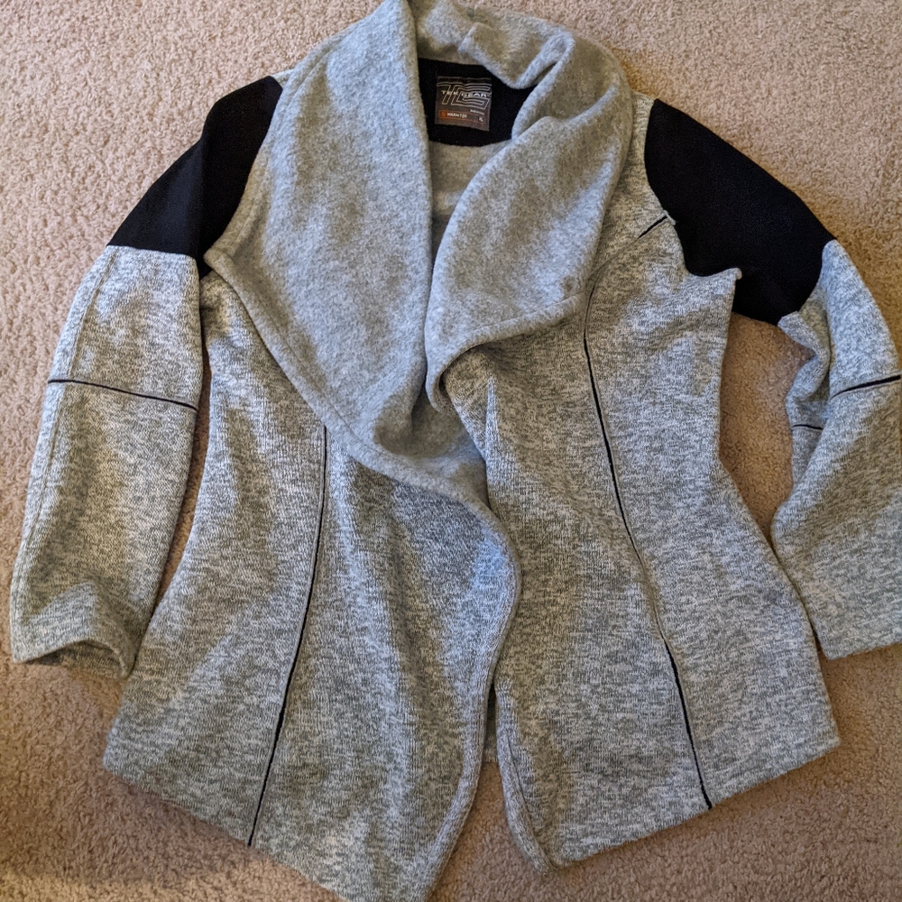 Grey cardigan